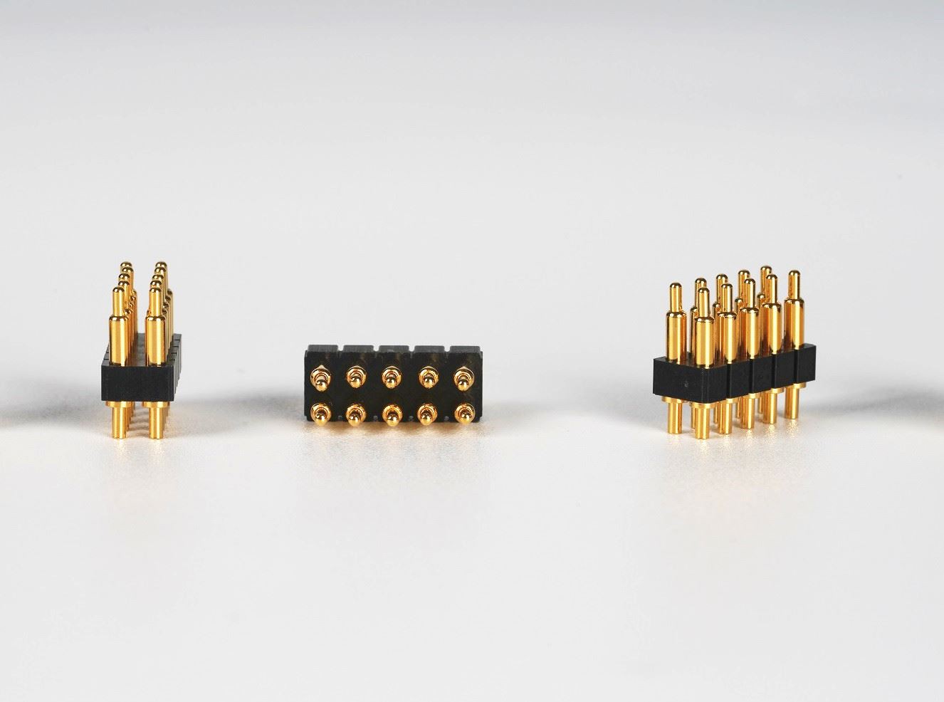 10 Pin gold plated Pogo pin connector