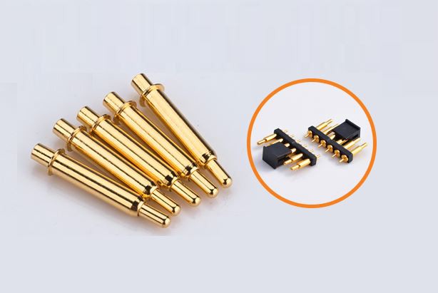 Spring-loaded gold plated electrical pogo pin Spring-loaded gold plated electrical pogo pin