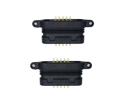 Konektor Pin Pogo Perumahan pegas