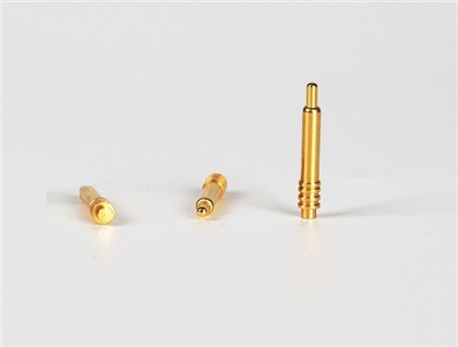 Pin Pogo Jarum Lurus Berlapis Emas