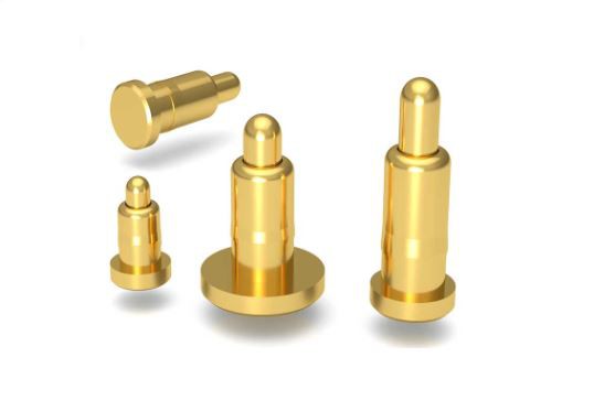 Pin Pogo Emas Berlapis Pegas