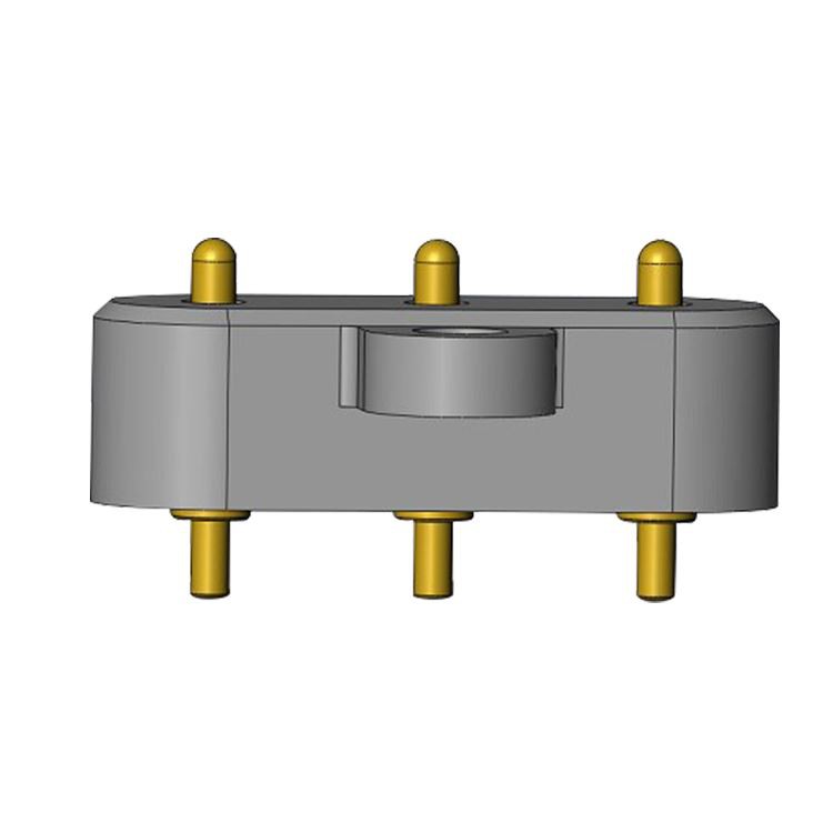 Melalui Lubang Pogo Pin Circular Conectors