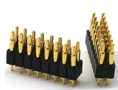 Konektor pin Pogo berlapis emas
