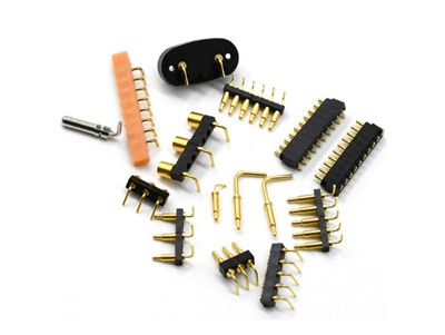 Konektor Pogo Pin Sudut Kanan Pria dan Wanita