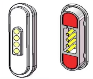 Konektor Pengisian Magnetik 4PIN